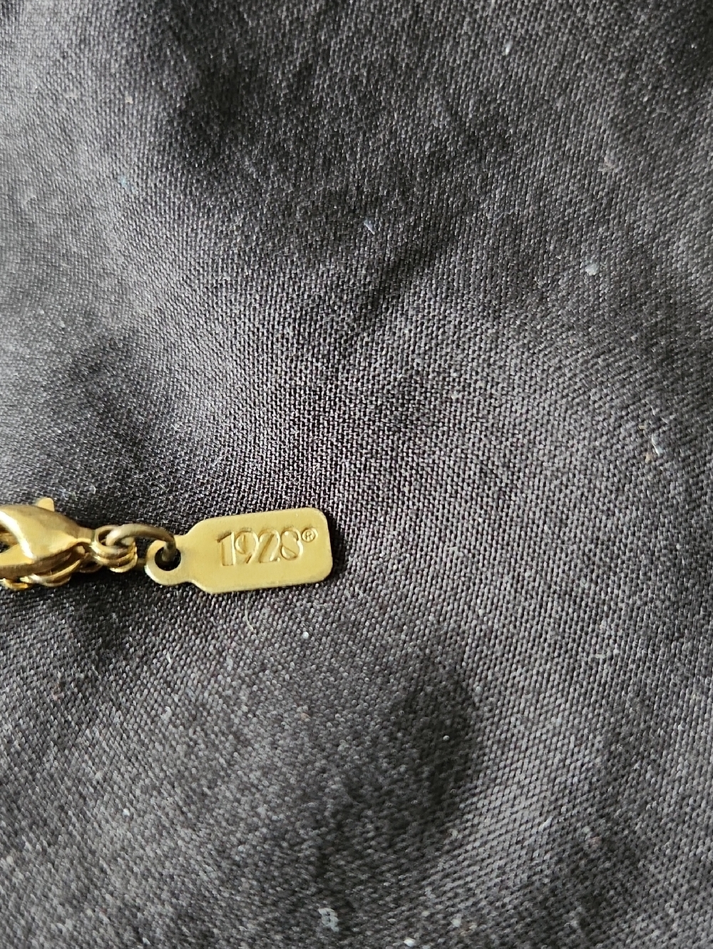 1928 Gold-Tone Heart Locket Necklace with Pink and Green Accents - Picture 4 of 6